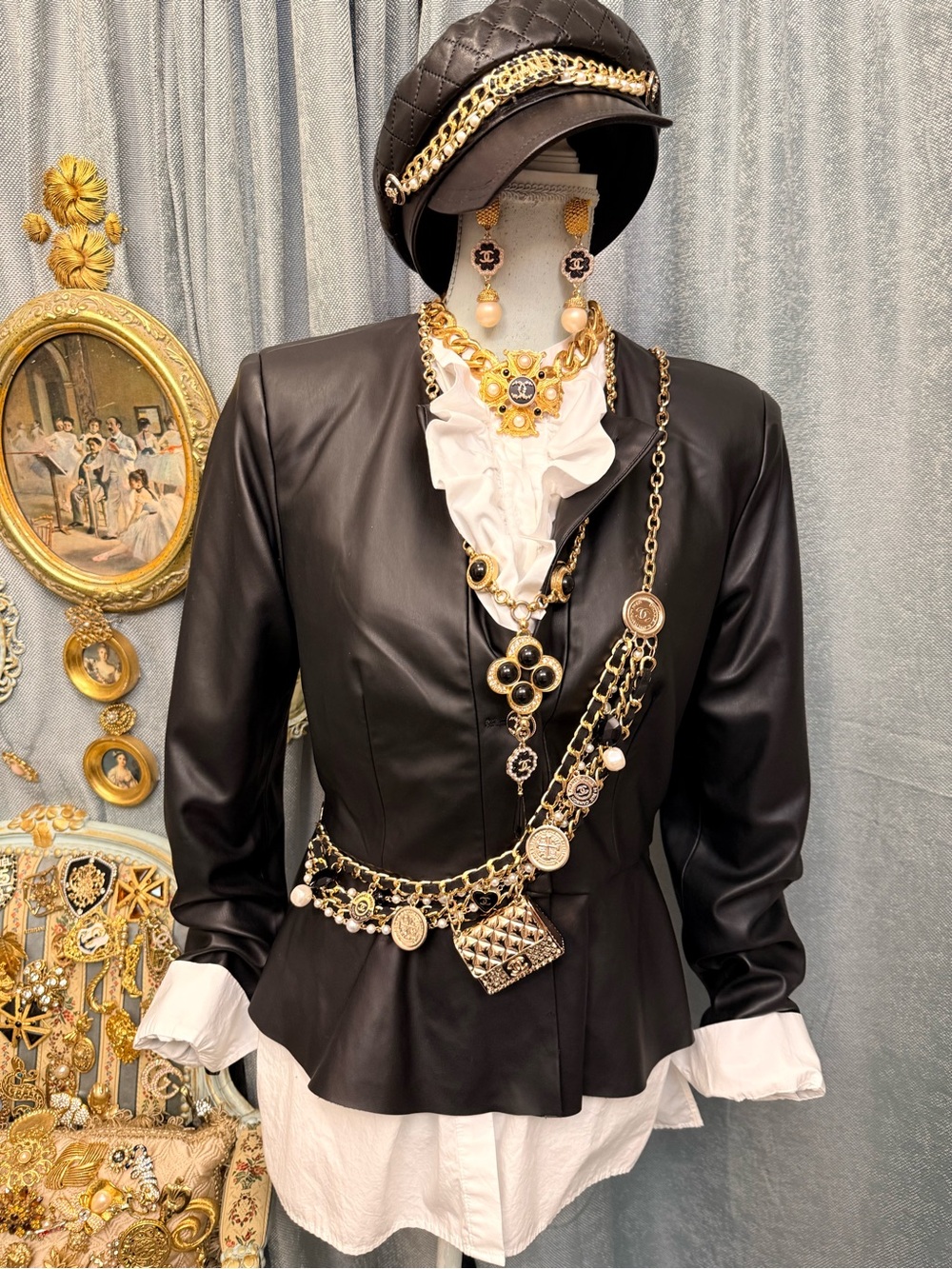 Elegant Custom Made Gold Belt
